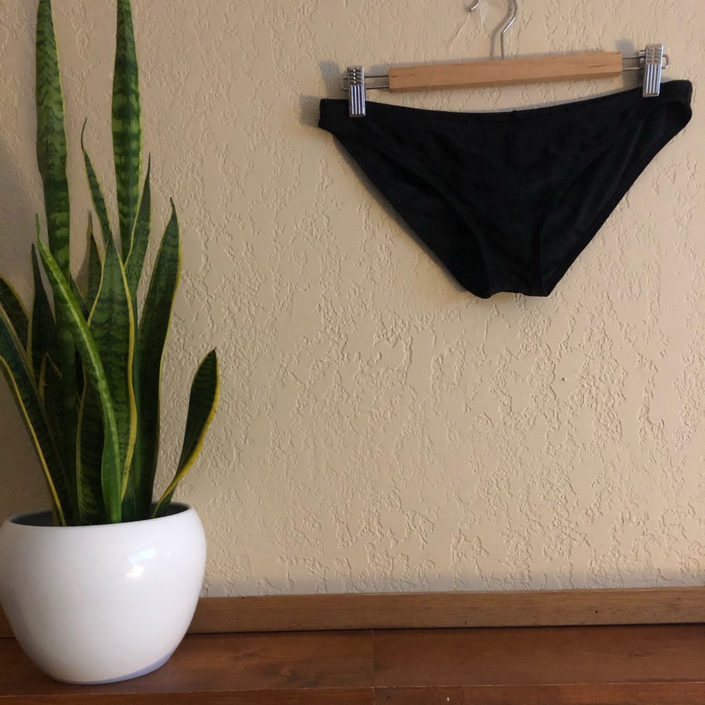 Small black bikini bottoms